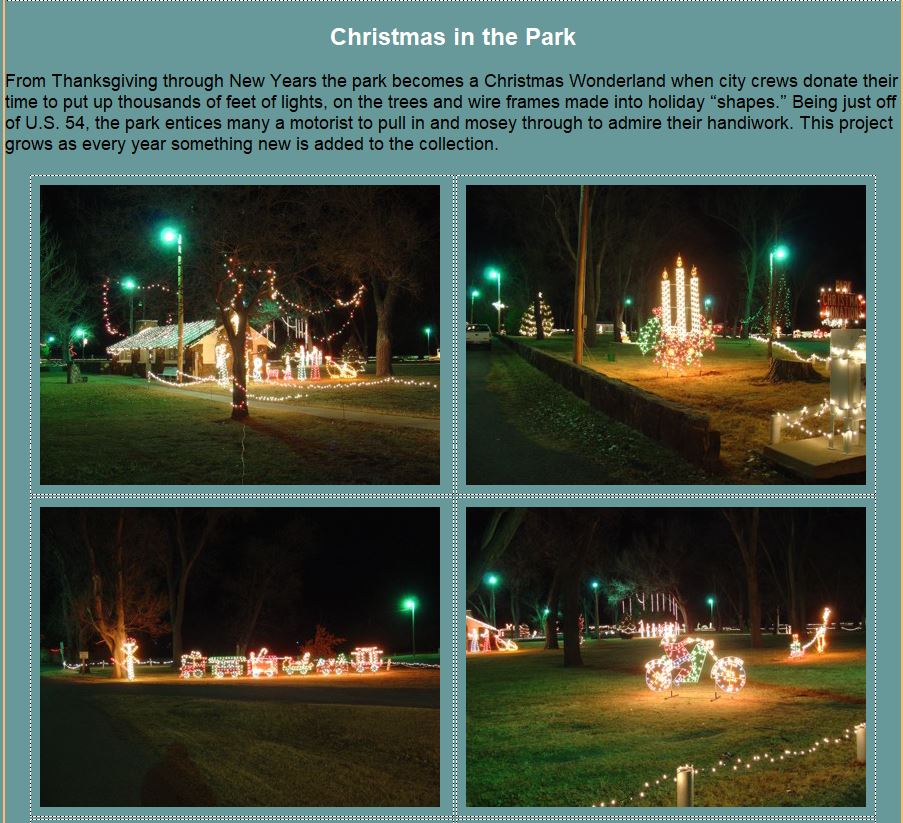 Christmas in the park